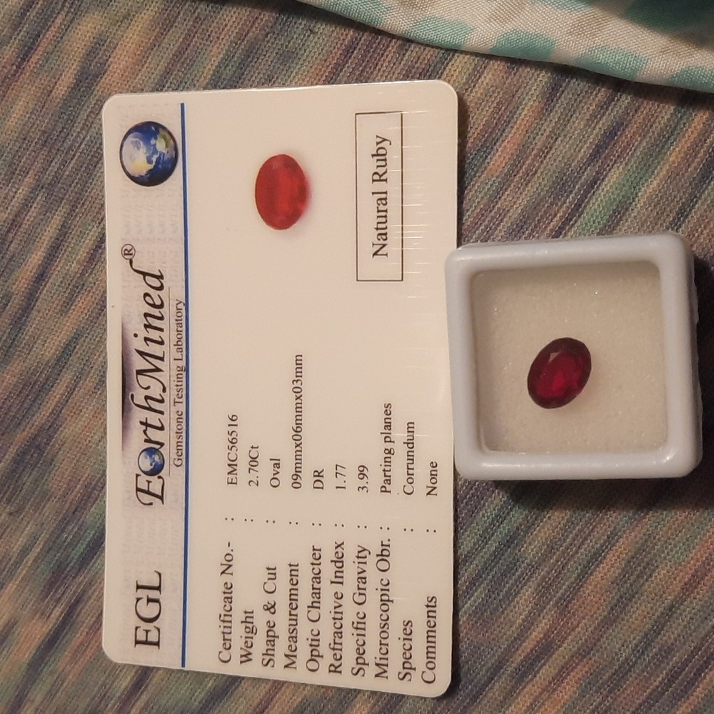 Real ruby gemstone - Picture 2 of 4